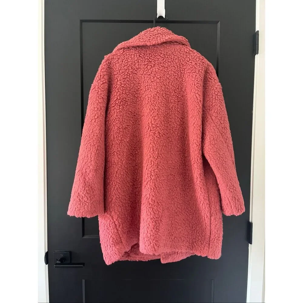 Zara Rust Teddy Coat - Picture 8 of 8